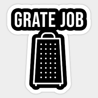 Grate Job - Computer Cheese Grater Sticker